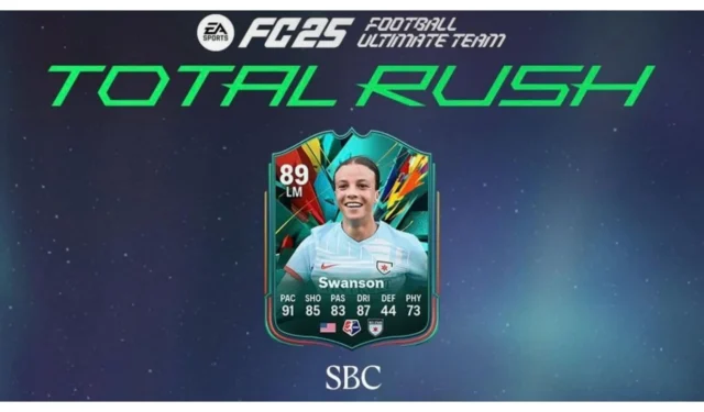 EA FC 25 Mallory Swanson Total Rush SBC Guide: Complete Tasks and Affordable Solutions