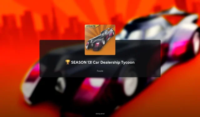 Car Dealership Tycoon Season 13 Update: Exciting New Cars, Coldplay Event, and Additional Features