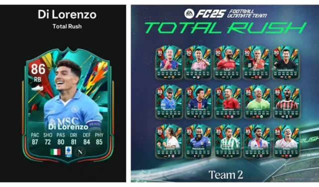 Giovanni Di Lorenzo Total Rush SBC in EA FC 25: Complete Tasks and Budget-Friendly Solutions