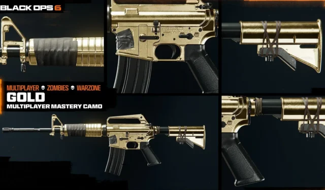 Unlocking Gold Mastery Camo in Black Ops 6: A Complete Guide
