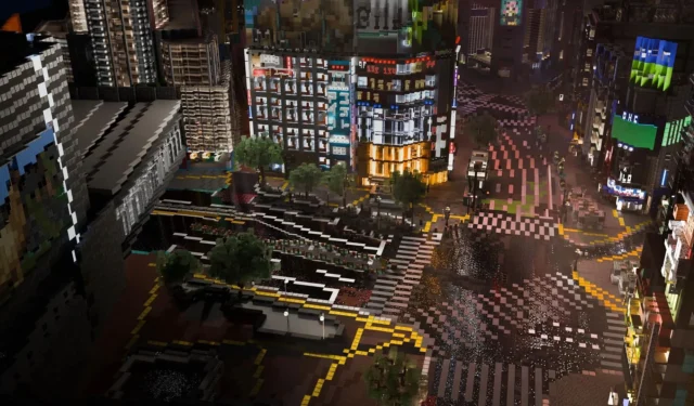 Minecraft Player Builds Iconic Shibuya Crossing Within the Game