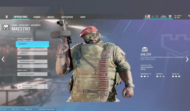 Top Maestro Loadout Guide for Rainbow Six Siege