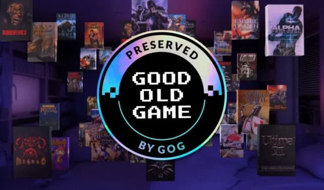 GOG introduces Preservation Program for Eternal Maintenance of Classic Games on Modern Systems
