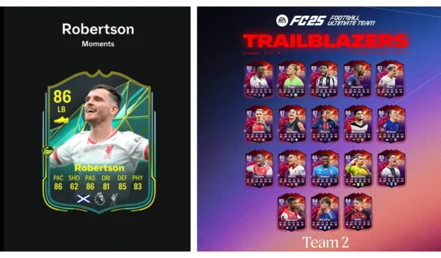 EA FC 25 Andrew Robertson Moments SBC Guide: Complete Tasks and Affordable Solutions