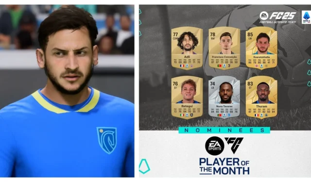 October Nominees for EA FC 25 Serie A Player of the Month: Kvaratskhelia and Thuram Headline