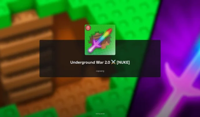 Guide to Playing Underground War 2.0