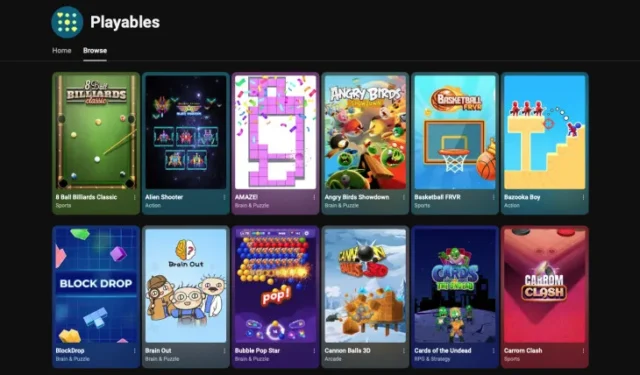 YouTube Playables Feature Multiplayer Games for the First Time