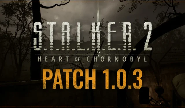 STALKER 2 Update 1.0.3 Brings Extensive Crash and Bug Fixes