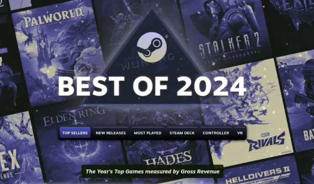 Top Steam Best Sellers of 2024: Apex Legends, Elden Ring, and Baldur’s Gate 3 Lead the Pack