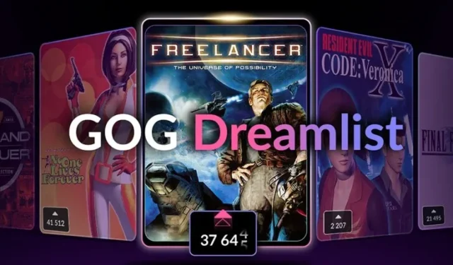 GOG unveils Dreamlist: A Community Wishlist for Reviving Classic Games