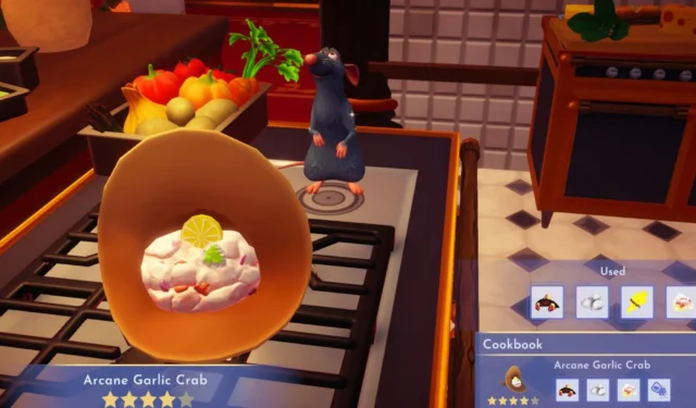 Guide to Crafting Arcane Garlic Crab in Disney Dreamlight Valley