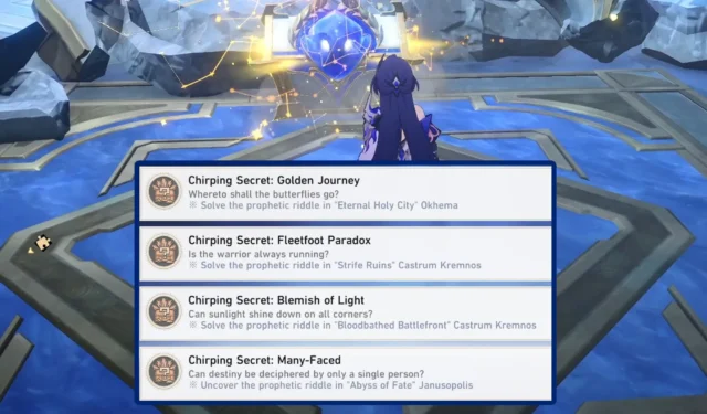 Honkai: Star Rail Guide to All Chirping Secret Locations in Amphoreus