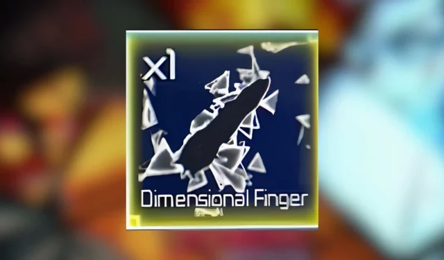Jujutsu Infinite Guide: Obtaining the Dimensional Finger