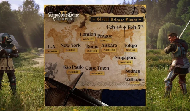 Kingdom Come: Deliverance 2 – Preload Details & Release Time Information