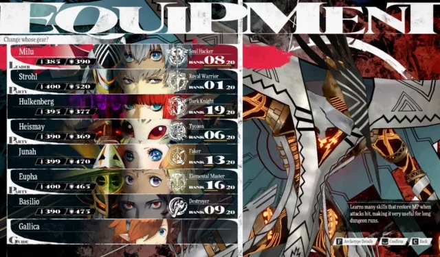 Metaphor ReFantazio Patch Introduces New Party Change Features