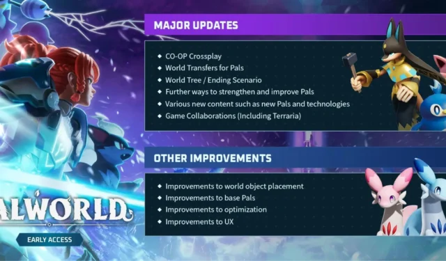 Palworld’s Latest Roadmap Suggests Major Upcoming Milestone