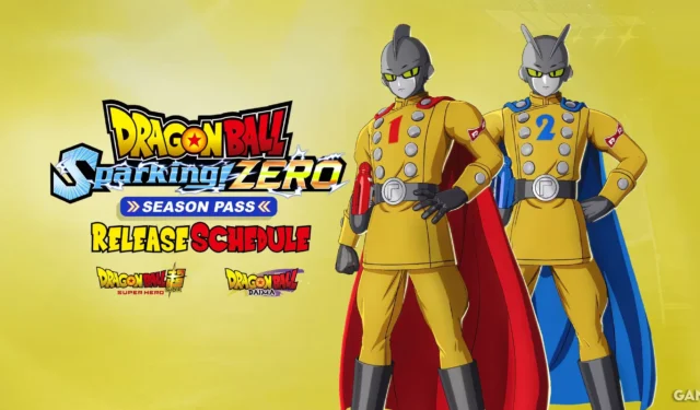 Dragon Ball: Sparking! ZERO DLC Release Date and Schedule