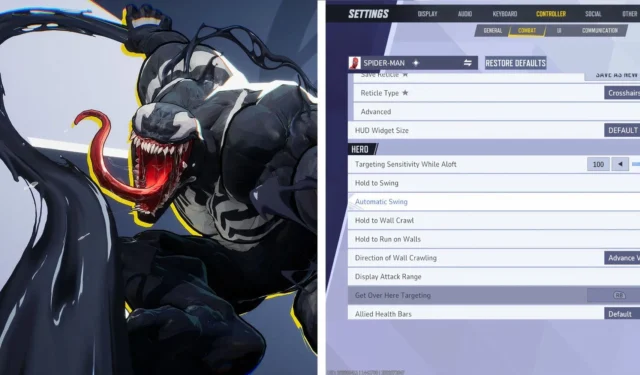 Marvel Rivals: Disabling Easy Swing Feature