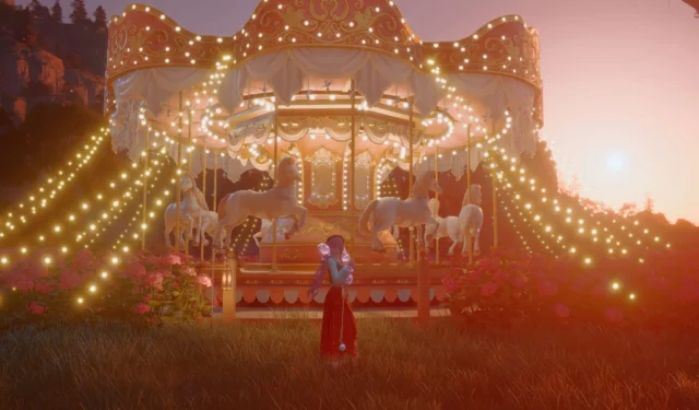Infinity Nikki: Tips for Capturing a Nighttime Photo While Riding the Whirl-A-Pony