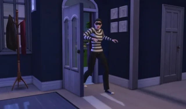 Over 10 Years Later, The Sims 4 Brings Back Classic Burglar from Previous Games