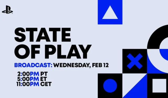 PlayStation State of Play Announcement Set for February 12th