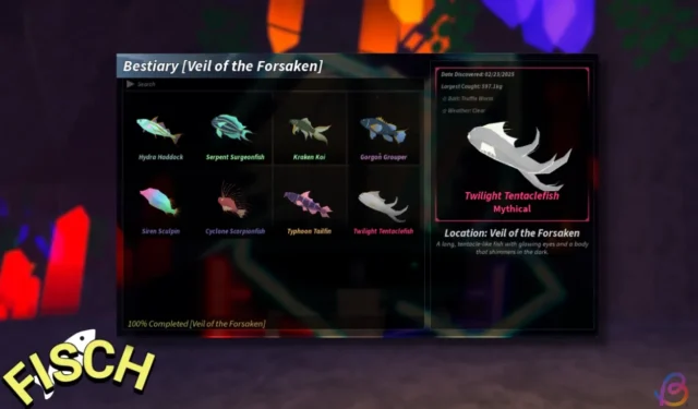 Complete Guide to Veil of the Forsaken Bestiary in Fisch