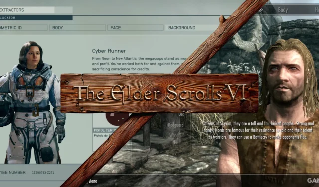 The Elder Scrolls 6: Merging Skyrim and Starfield Character Creation for the Ultimate RPG Experience