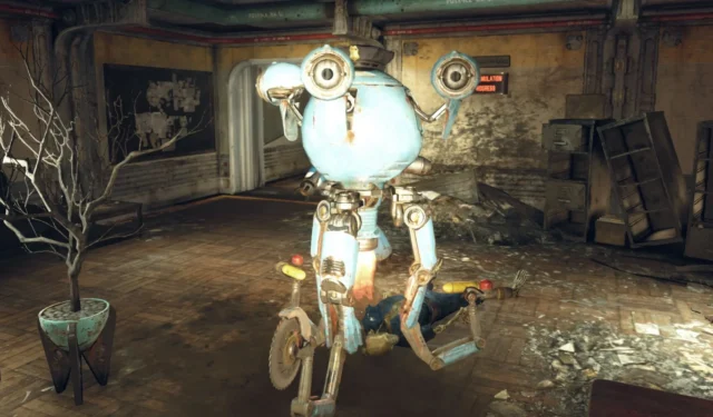 LEGO Creation: Fallout Player Builds a Mr. Handy Robot