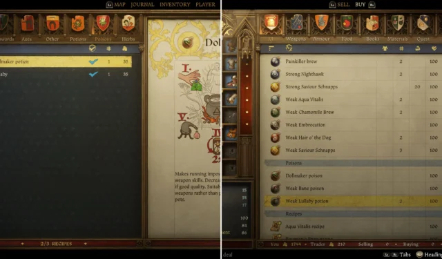 Kingdom Come: Deliverance 2 Guide: Acquiring and Utilizing Poison Effectively
