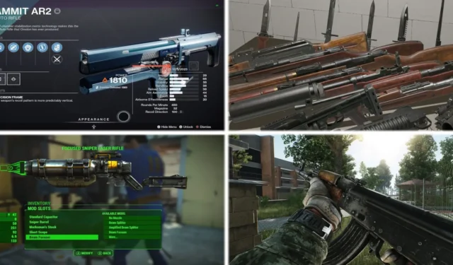 8 Incredible Games Featuring Exceptional Weapon Crafting Mechanics