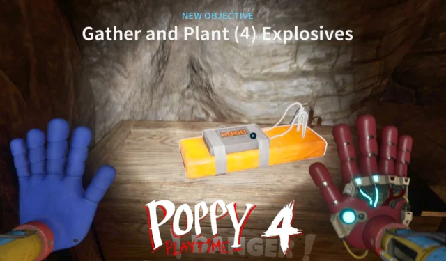 Poppy Playtime Chapter 4 Guide: Gathering and Planting Explosives