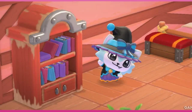 Guide to Obtaining the Rustic Bookcase in Hello Kitty Island Adventure on Gemstone Mountain