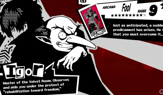 Igor’s Fool Confidant Guide in Persona 5 Royal
