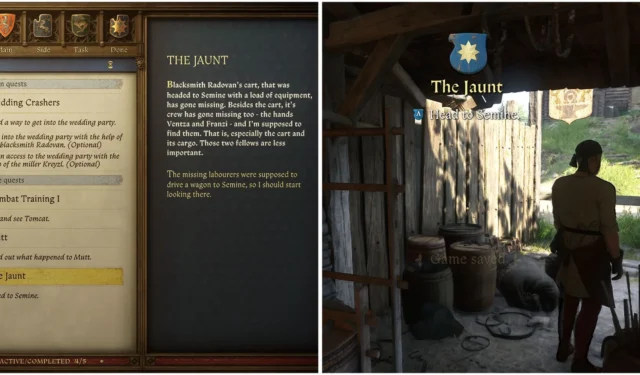 Kingdom Come Deliverance 2 Guide: The Jaunt Quest Walkthrough