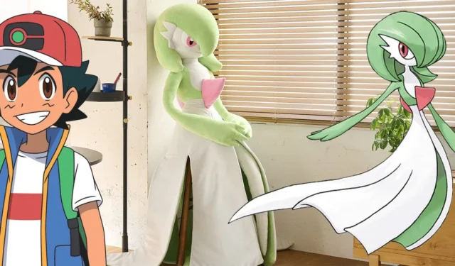 Life-Sized 5ft Gardevoir Pokémon Plush Available for Purchase at a Premium Price