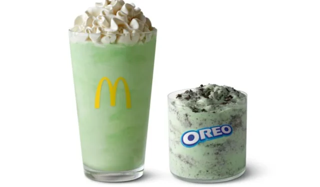 McDonald’s Announces Return Dates for Shamrock and Oreo Shakes