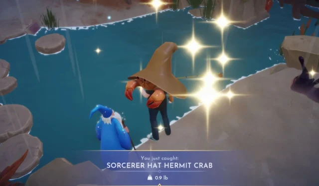 Guide to Catching Sorcerer Hat Hermit Crab in Disney Dreamlight Valley