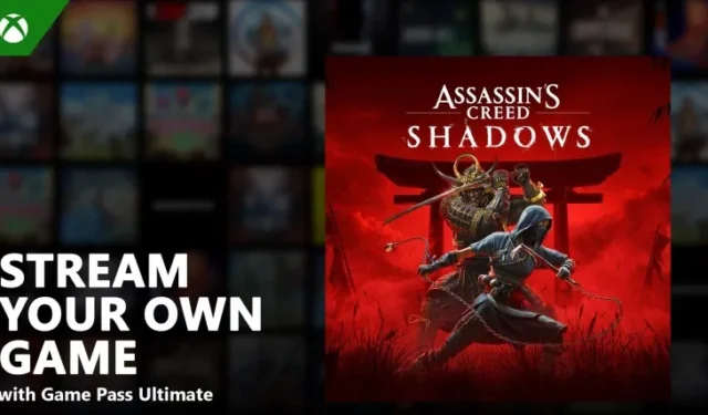 Assassin’s Creed Shadows Joins Xbox’s ‘Stream Your Own Game’ Library
