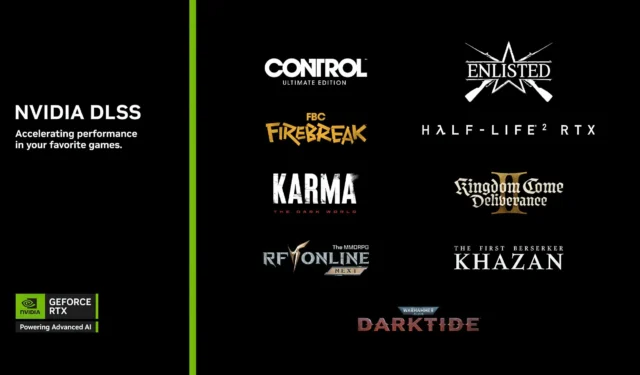 NVIDIA DLSS 4 Multi-Frame Generation Now Accessible in Warhammer 40K Darktide, Enlisted, and KARMA: The Dark World