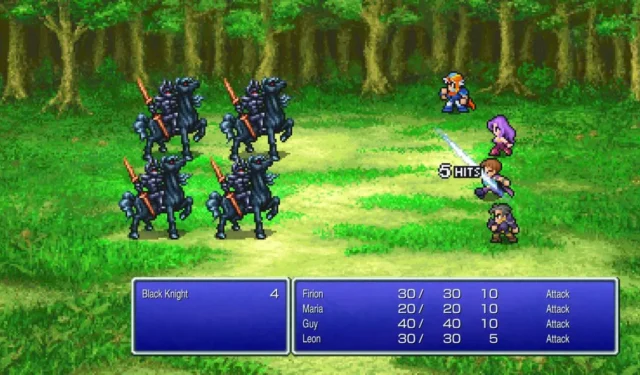 Patched Final Fantasy Pixel Remaster Games Available on Steam for PC