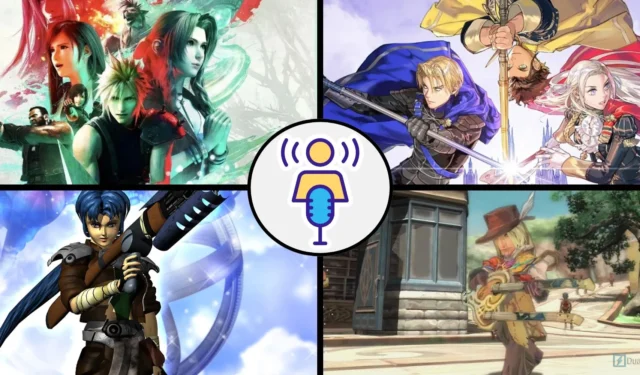 Top 8 Fully Voice-Acted Japanese Role-Playing Games (JRPGs)