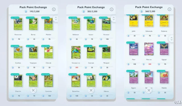Pokemon TCG Pocket Players Call for Revisions to Pack Points System