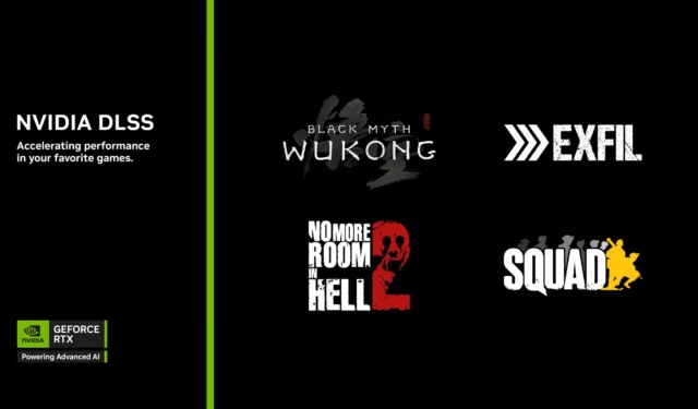 NVIDIA DLSS 4 Multi-Frame Generation Now Available for Black Myth: Wukong, SQUAD, No More Room In Hell 2, and EXFIL