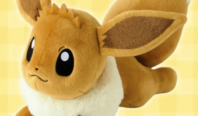 April Release: Life-size Eevee Plush Available at Japanese Pokemon Center
