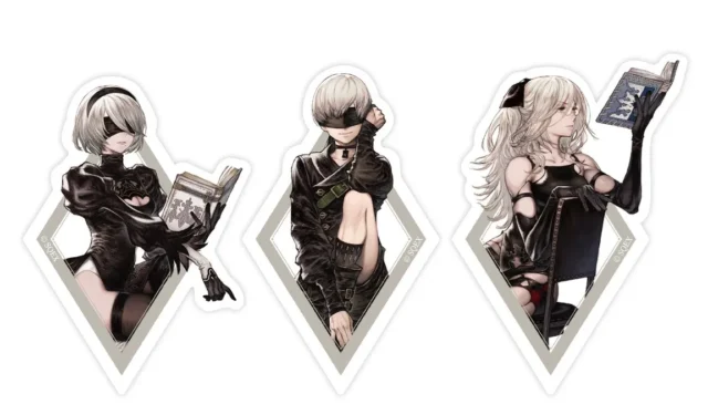 New Character Art Featured on NieR Automata Pins and Stands