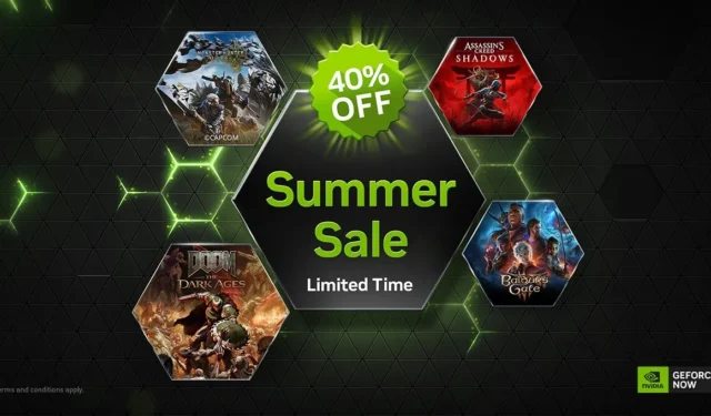 Nvidia’s Summer Sale: Get 40% Off GeForce NOW and New Game Support