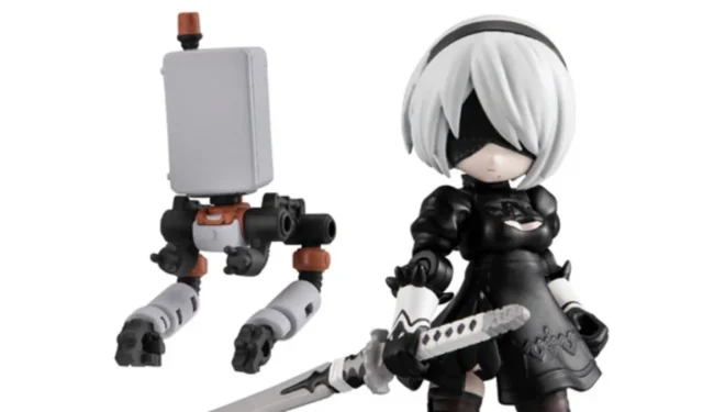 Tiny 2B NieR: Automata Desktop Army Figure Review
