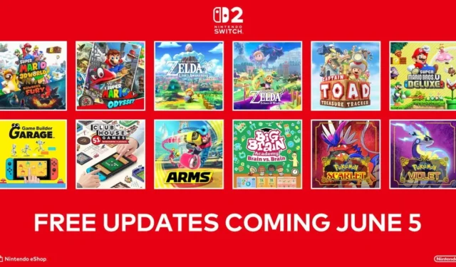 Free Updates for ARMS and Pokémon Scarlet & Violet on Switch 2
