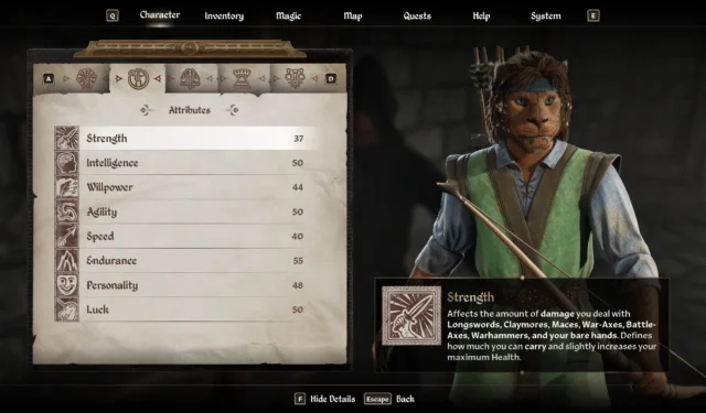 Oblivion Remastered Stats Breakdown: Understanding Willpower, Luck, and How to Level Major Skills Efficiently