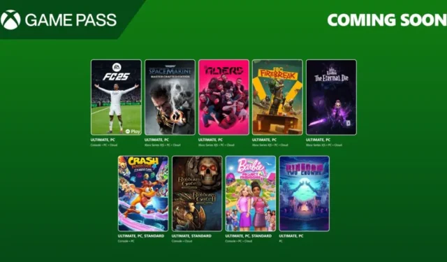 June Xbox Game Pass Additions: FBC Firebreak, The Alters, EA Sports FC 25, and More